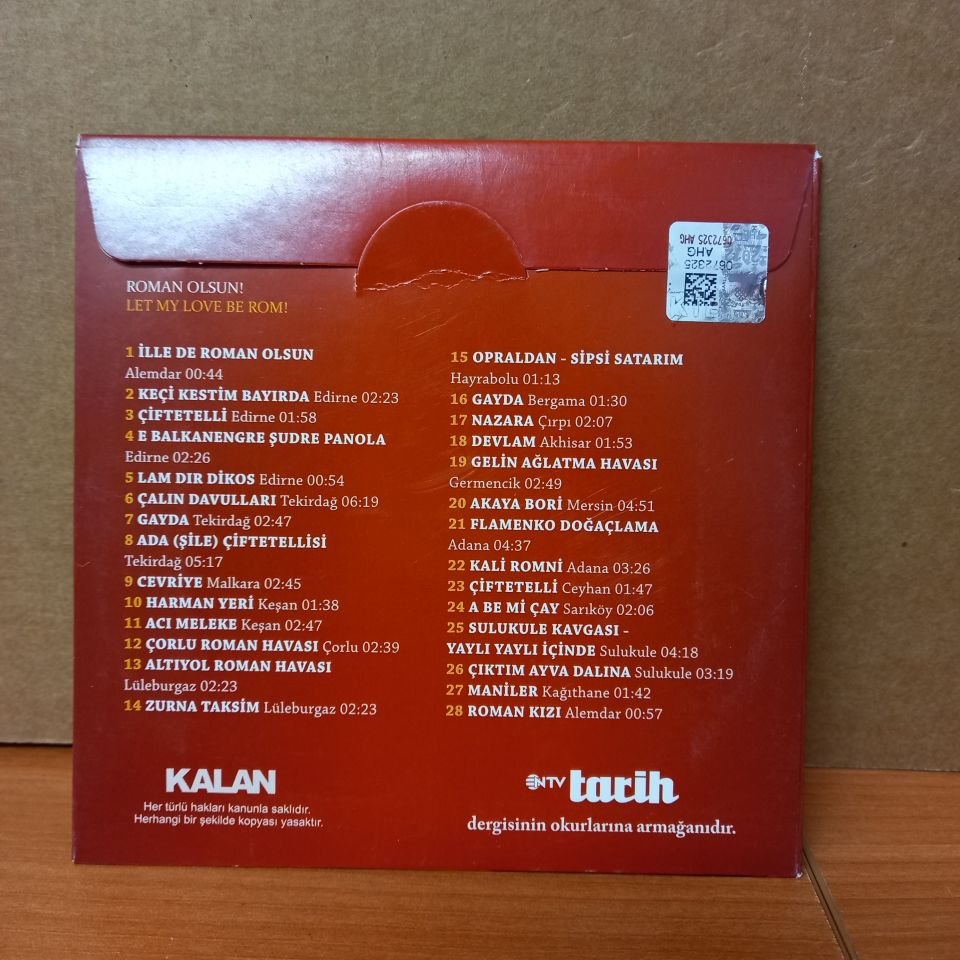 ROMAN HAVASI / TÜRKİYELİ ROMANLARDAN OTANTİK MÜZİKLER - CD 2.EL