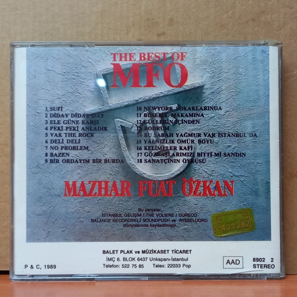 MFO - THE BEST OF MFO (1989) - CD 2.EL