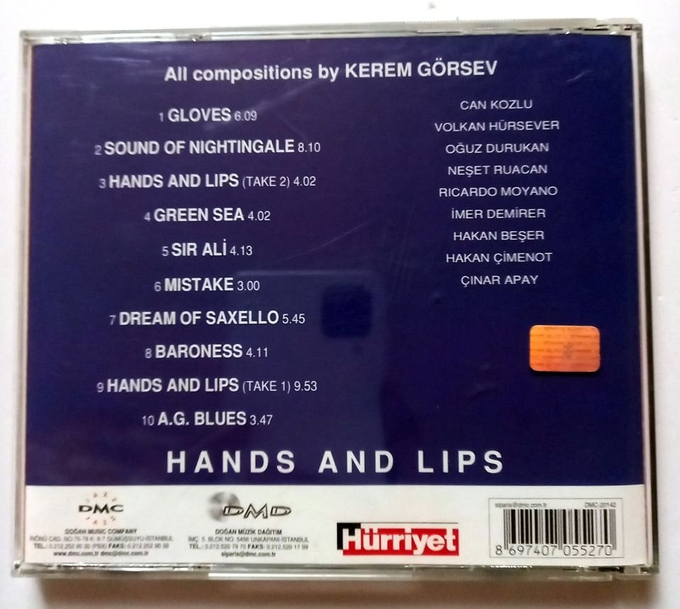 KEREM GÖRSEV – HANDS AND LIPS (2004) - CD 2.EL