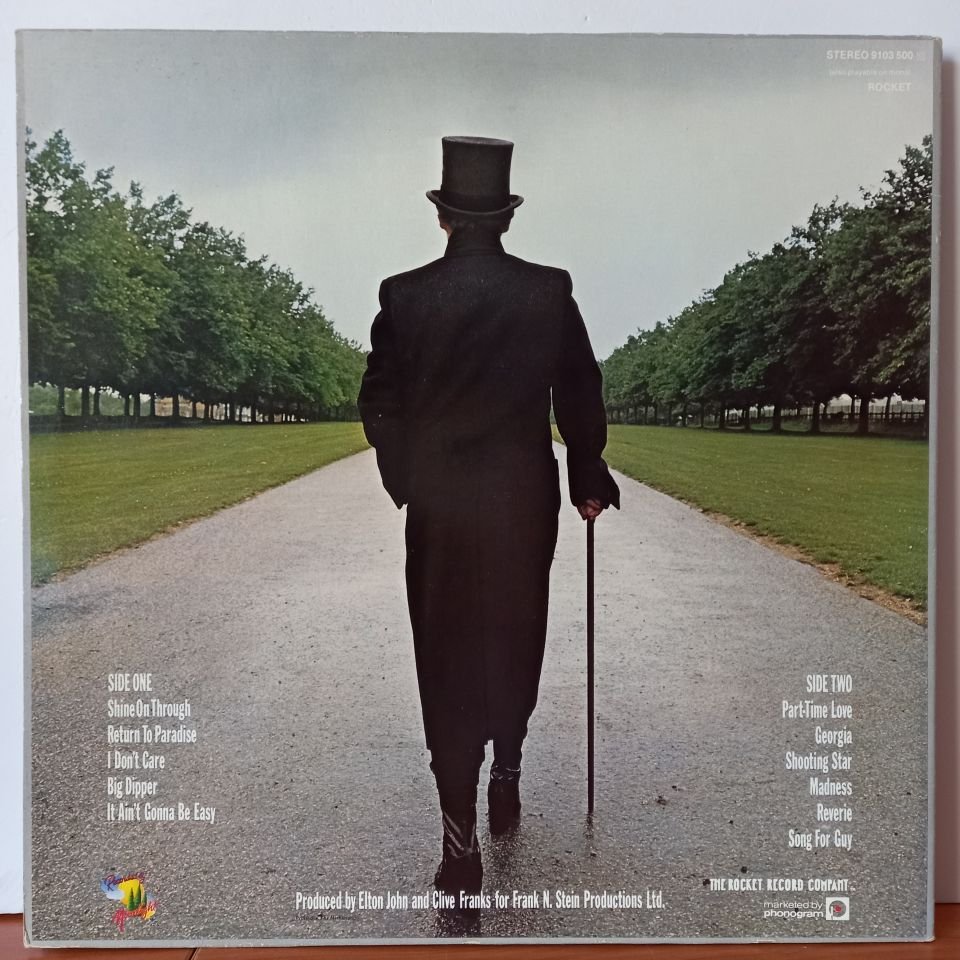 ELTON JOHN – A SINGLE MAN (1978) - LP  2.EL PLAK