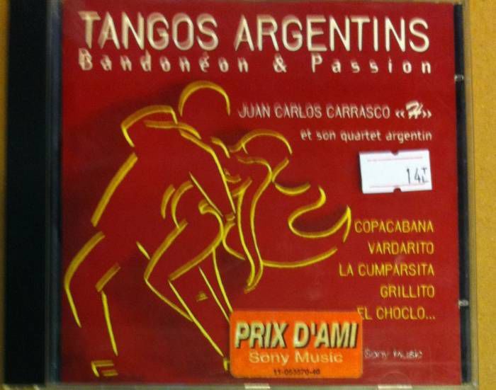 TANGOS ARGENTINS JUAN CARLOS CARRASCO  CD 2.EL