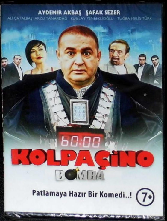 KOLPAÇİNO BOMBA - ŞAFAK SEZER - AYDEMİR AKBAŞ - DVD AMBALAJINDA SIFIR