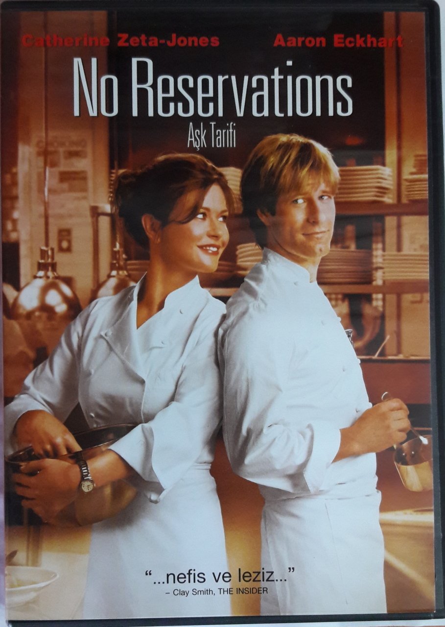NO RESERVATIONS - AŞK TARİFİ - CATHERINE ZETA-JONES - AARON ECKHART - DVD 2.EL