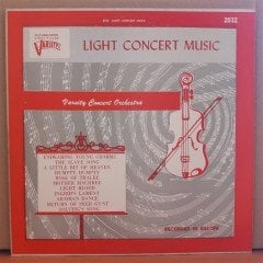 LIGHT CONCERT MUSIC - VARSITY CONCERT ORCHESTRA (1952) - LP 2.EL PLAK