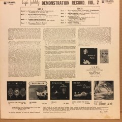 HIGH FIDELITY DEMONSTRATION RECORD VOL.II 2.EL PLAK