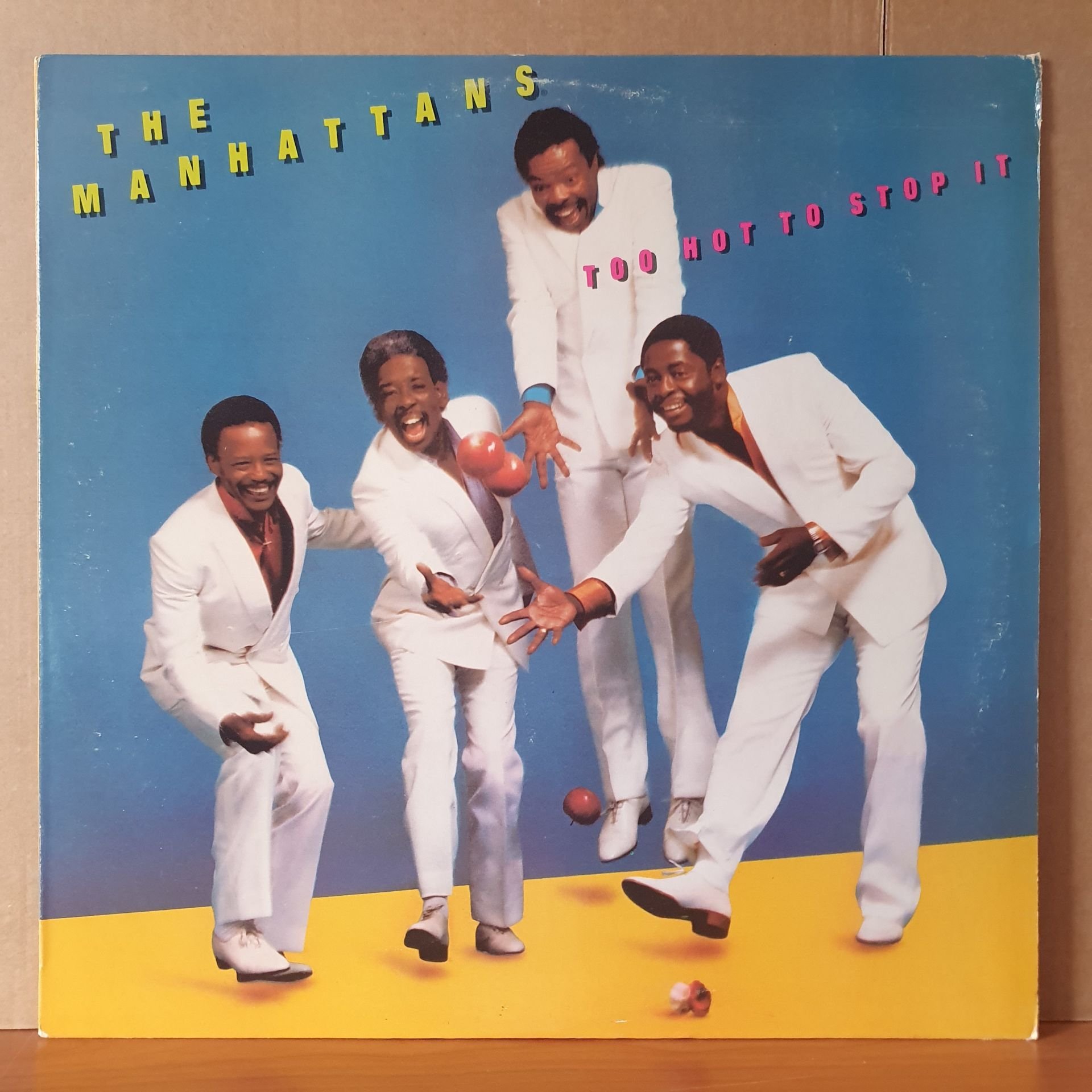 THE MANHATTANS - TOO HOT TO STOP IT (1985) - LP 2.EL PLAK