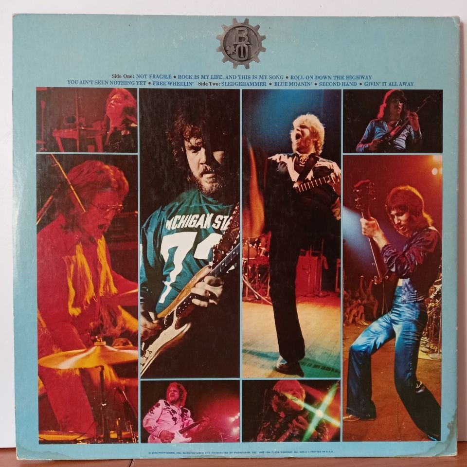 BACHMAN-TURNER OVERDRIVE – NOT FRAGILE (1974) - LP  2.EL PLAK