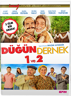 DÜĞÜN DERNEK 1 VE 2 - AHMET KURAL - MURAT CEMCİR - SELÇUK AYDEMİR - 2 DVD 2.EL