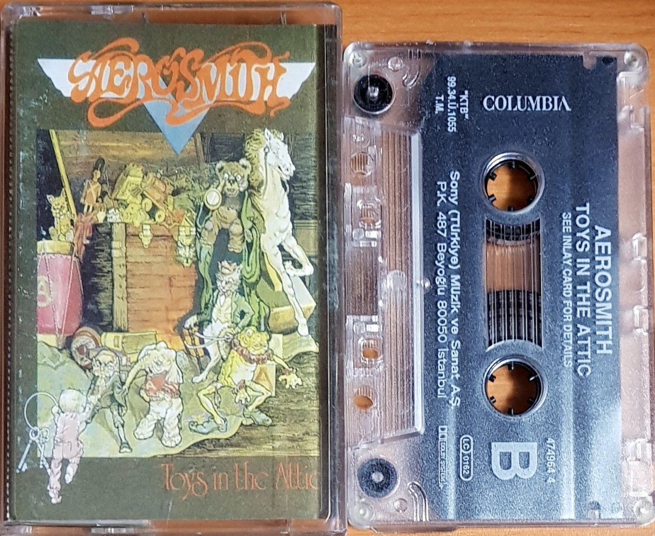 AEROSMITH - TOYS IN THE ATTIC (1999) COLUMBIA KASET 2.EL