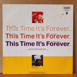 ERROL BROWN - THIS TIME IT'S FOREVER (1992) - 12'' 45RPM MAXI SINGLE 2.EL PLAK