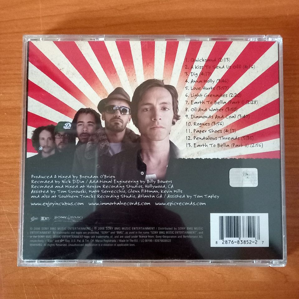 INCUBUS – LIGHT GRENADES (2006) - CD 2.EL
