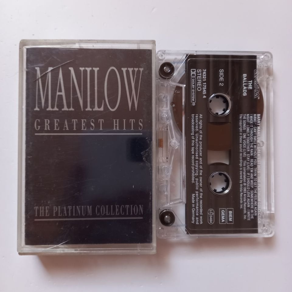 BARRY MANILOW - GREATEST HITS / THE PLATINUM COLLECTION (1993) - KASET 2.EL