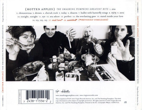 THE SMASHING PUMPKINS – GREATEST HITS / ROTTEN APPLES (2001) - CD JEWEL CASE AMBALAJINDA SIFIR
