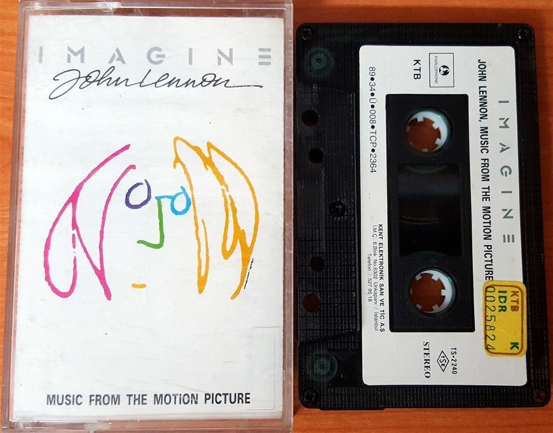 IMAGINE - SOUNDTRACK JOHN LENNON (1989) KENT CASSETTE MADE IN TURKEY ''USED''