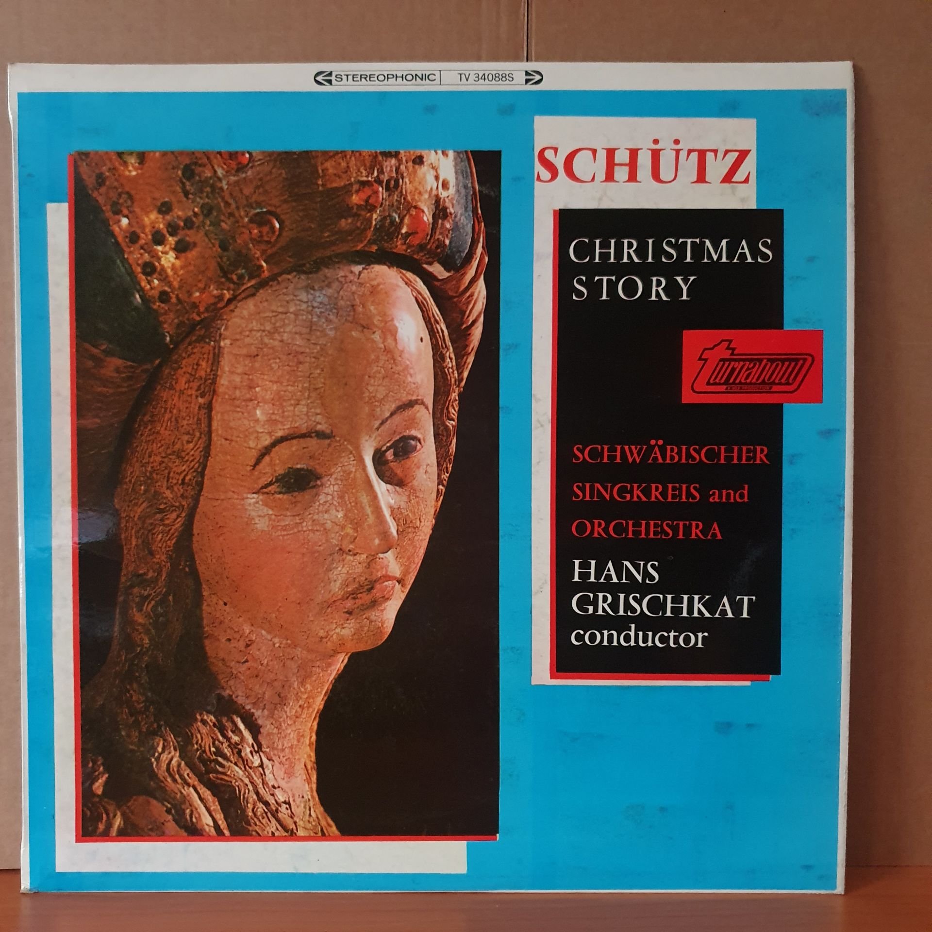 SCHÜTZ: CHRISTMAS STORY / SCHWABISCHER SINGKREIS AND ORCHESTRA, HANS GRISCHKAT - LP 2.EL PLAK