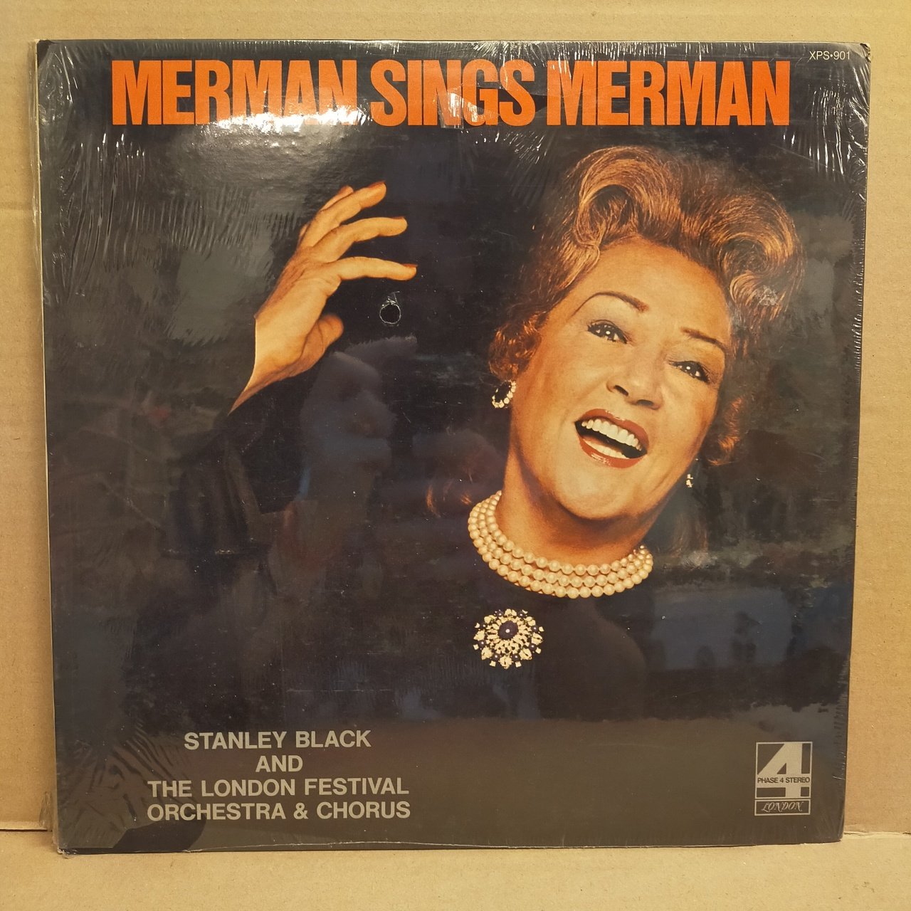 ETHEL MERMAN - MERMAN SINGS MERMAN (1972) - LP DÖNEM BASKI SIFIR PLAK