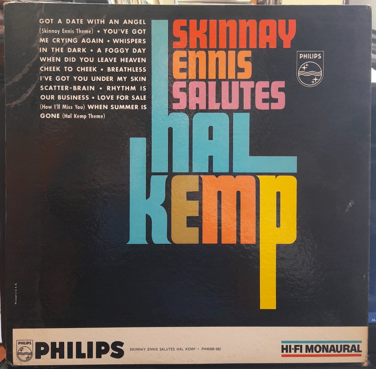 SKINNAY ENNIS SALUTES HAL KEMP - PLAK 2.EL