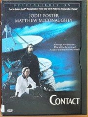 CONTACT - MESAJ - JODIE FOSTER - MATTHEW McCONAUGHEY - ROBERT ZEMECKIS - SNAPCASE DVD 2.EL 1. BÖLGE TR ALTYAZI YOKTUR