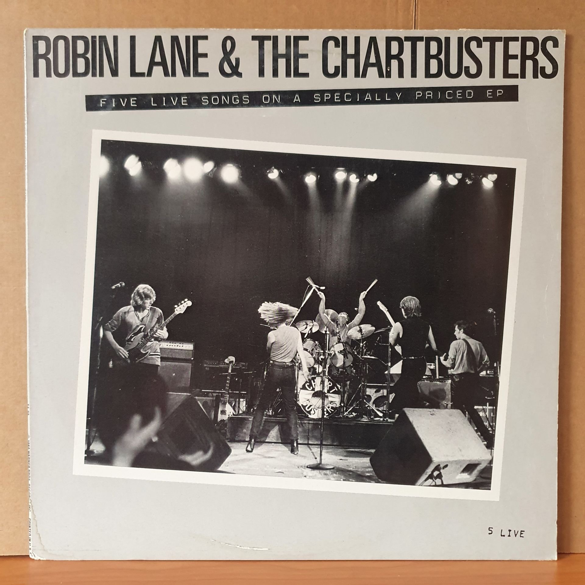 ROBIN LANE THE CHARTBUSTERS - FIVE LIVE SONGS ON A SPECIALLY PRICED EP (1980) - LP 2.EL PLAK
