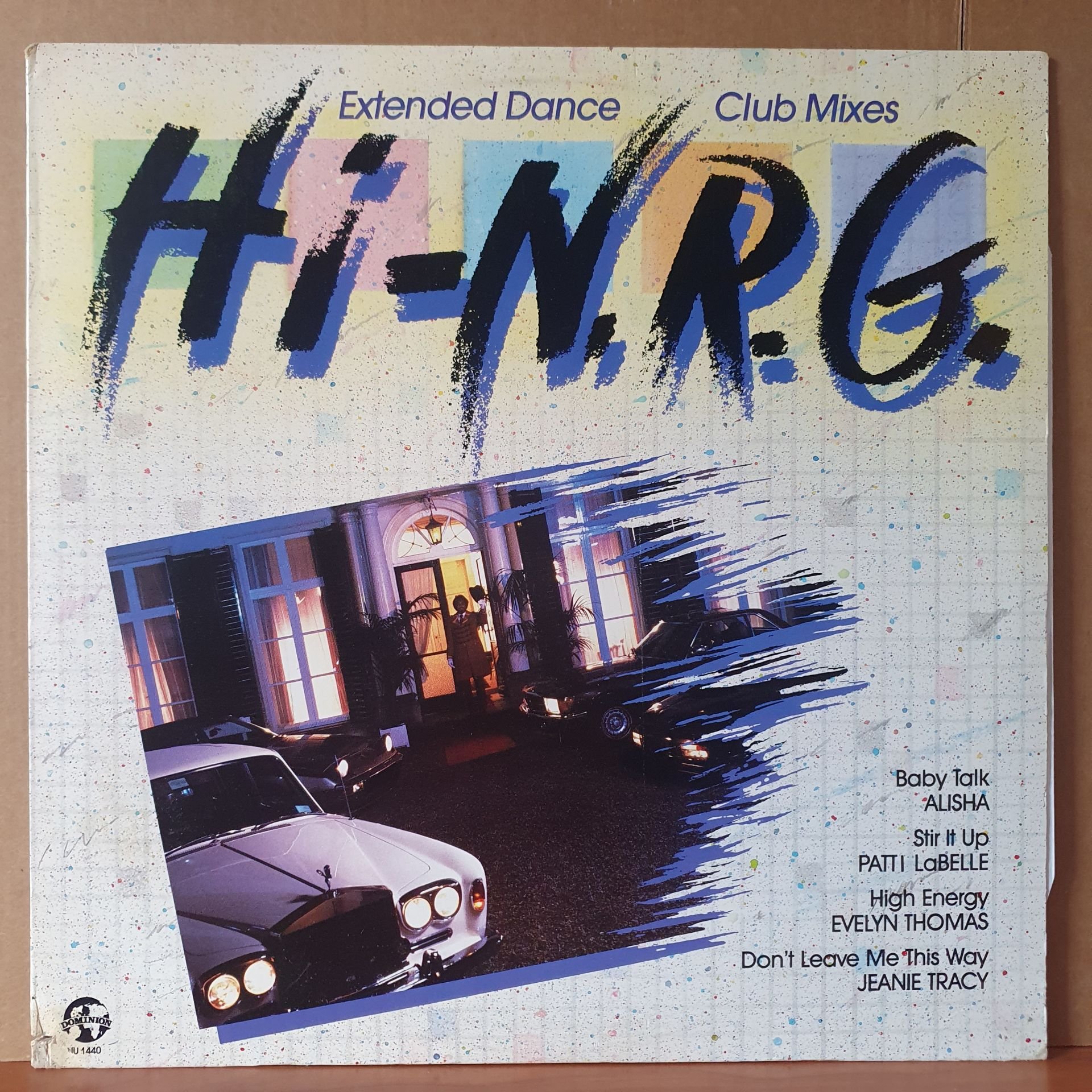 HI-N.R.G. / ALISHA, LIME, PATTI LABELLE, BRONSKI BEAT, MENAGE (1986) - LP 2.EL PLAK