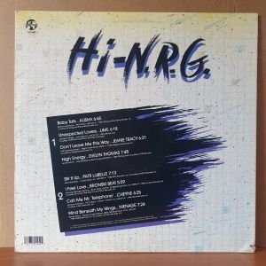 HI-N.R.G. / ALISHA, LIME, PATTI LABELLE, BRONSKI BEAT, MENAGE (1986) - LP 2.EL PLAK