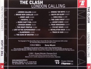 THE CLASH - LONDON CALLING (1979) - CD SIFIR