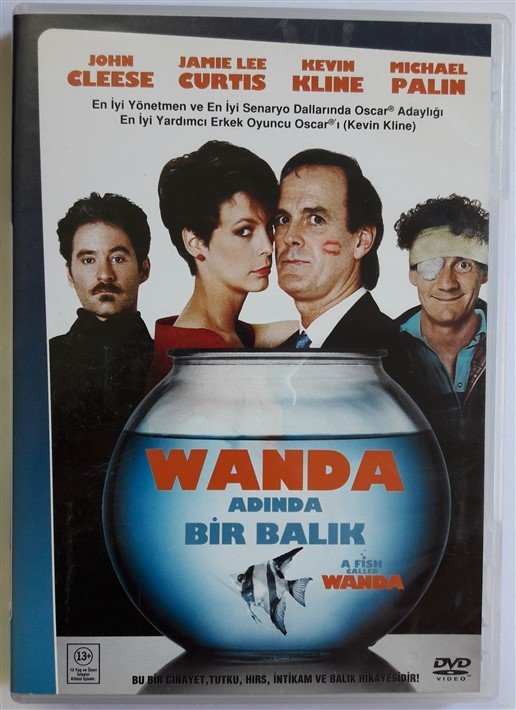 WANDA ADINDA BİR BALIK - A FISH CALLED WANDA - JOHN CLEESE - JAMIE LEE CURTIS - KEVIN KLINE - DVD 2.EL
