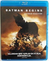BATMAN BEGINS - BATMAN BAŞLIYOR - CHRISTIAN BALE - CHRISTOPHER NOLAN - BLU-RAY 2.EL