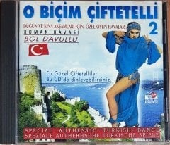 O BİÇİM ÇİFTETELLİ 2 / DÜĞÜN VE KINA AKŞAMLARI İÇİN ÖZEL OYUN HAVALARI / ROMAN HAVASI, BOL DAVULLU / SPECIAL AUTHENTIC TURKISH DANCE / ÖZMÜZİKSAN CD 2.EL