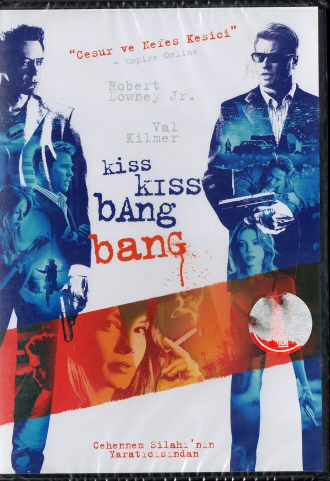 KISS KISS BANG BANG - ROBERT DOWNEY JR. - VAL KILMER - DVD AMBALAJINDA SIFIR