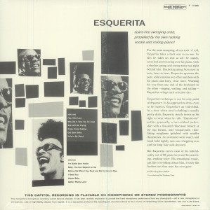 ESQUERITA – ESQUERITA! (1959) - LP SIFIR PLAK
