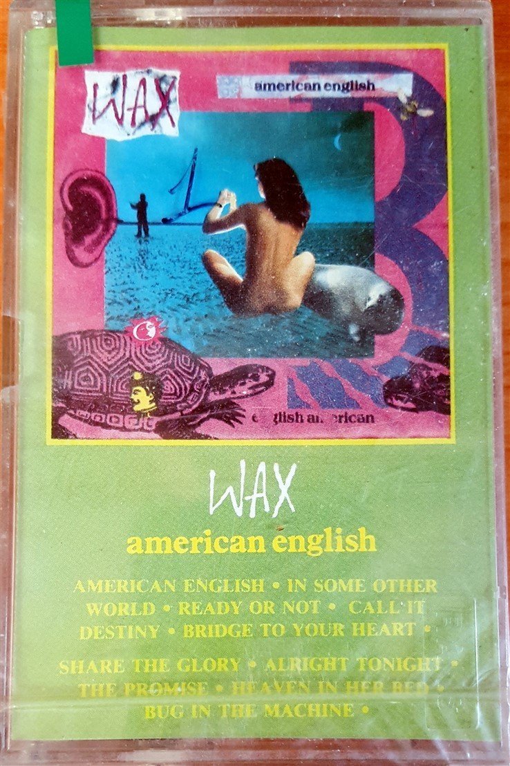 WAX - AMERICAN ENGLISH (1987) MMY CASSETTE MADE IN TURKEY ''NEW'' PAPER LABEL