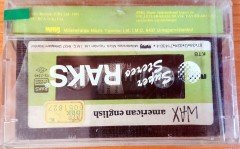 WAX - AMERICAN ENGLISH (1987) MMY CASSETTE MADE IN TURKEY ''NEW'' PAPER LABEL