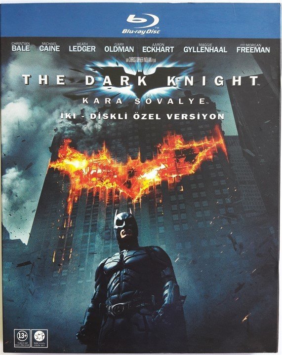 THE DARK KNIGHT - KARA ŞÖVALYE - CHRISTIAN BALE - MICHAEL CAINE - HEATH LEDGER - CHRISTOPHER NOLAN - 2BLU-RAY 2.EL