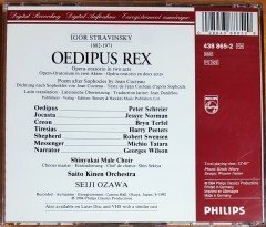 STRAVINSKY - OEDIPUS REX / JESSYE NORMAN, PETER SCHREIER, SAITO KINEN ORCHESTRA, SEIJI OZAWA (1994) PHILIPS CD 2.EL