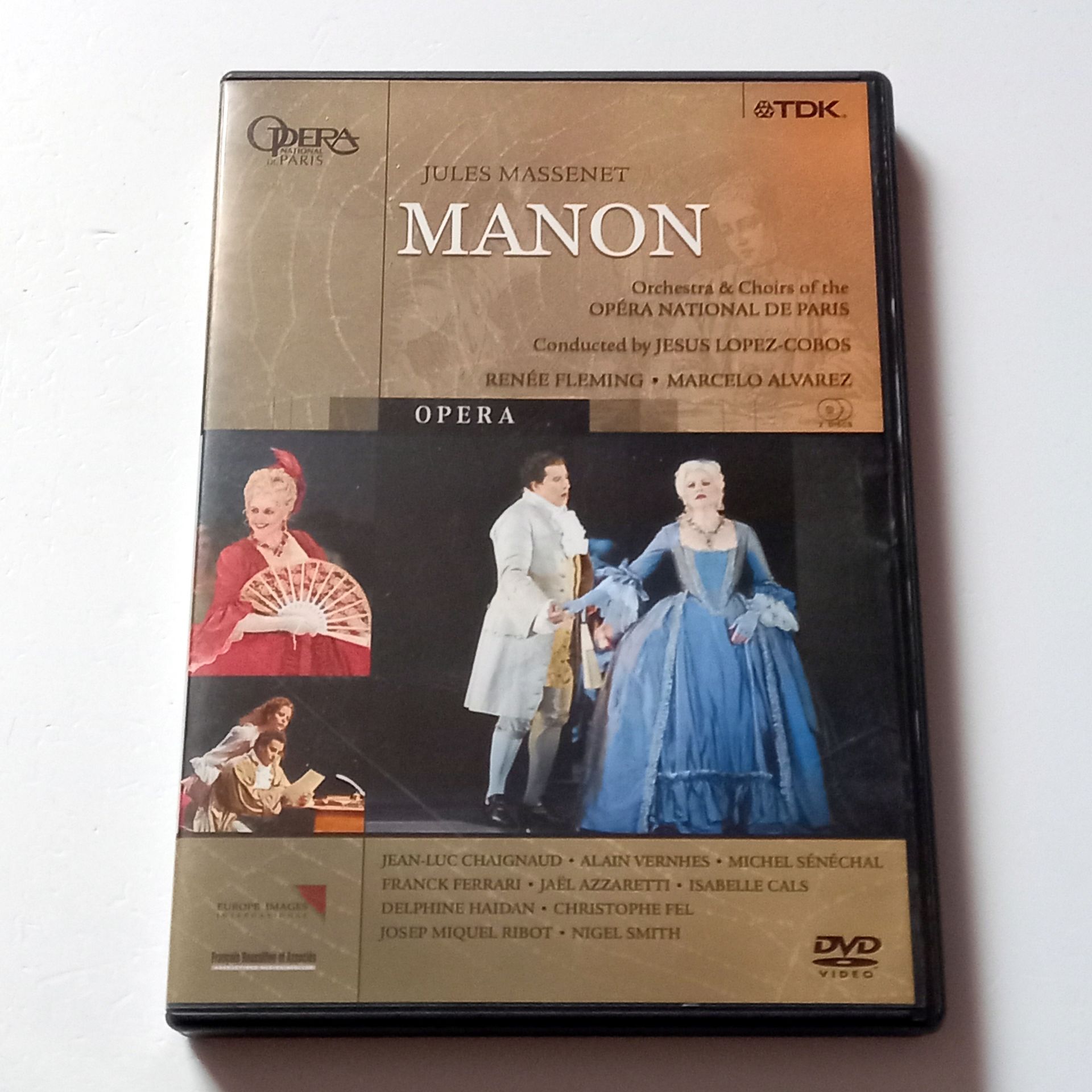 JULES MASSENET - MANON - RENEE ALVAREZ, MARCELO ALVAREZ - OPERA NATIONAL DE PARIS, KOND.: JESUS LOPEZ COBOS - DVD 2 DİSK 2.EL