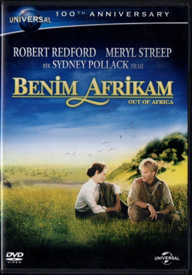 BENİM AFRİKAM - OUT OF AFRICA - ROBERT REDFORD - MERYL STREEP - SYDNEY POLLACK - DVD 2.EL