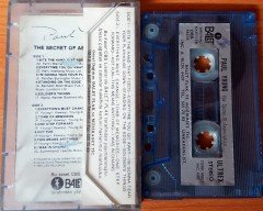 PAUL YOUNG - THE SECRET OF ASSOCIATION (1985) BALET CASSETTE MADE IN TURKEY ''USED'' PAPER LABEL