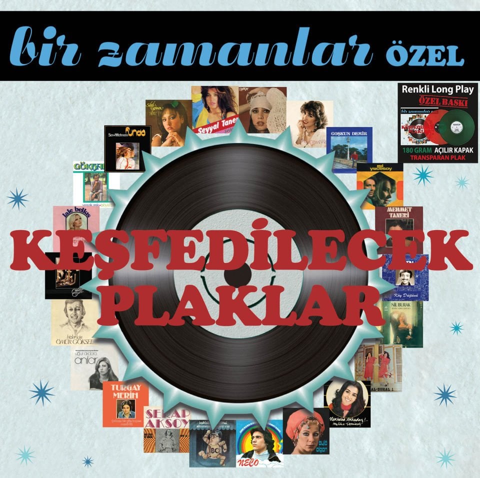 BİR ZAMANLAR ÖZEL / KEŞFEDİLCEK PLAKLAR - ÇEŞİTLİ SANATÇILAR - 2LP 180GR 2024 BASIM RENKLİ SIFIR PLAK