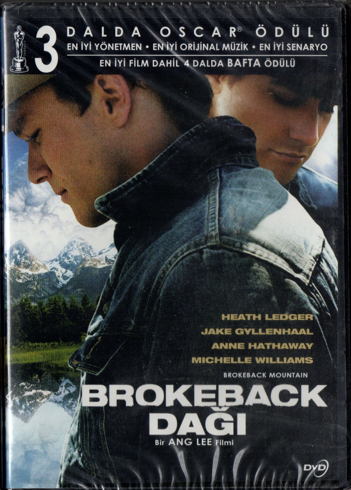 BROKEBACK MOUNTAIN - BROKEBACK DAĞI - ANG LEE - HEATH LEDGER - JAKE GYLENHAAL - DVD AMBALAJINDA SIFIR