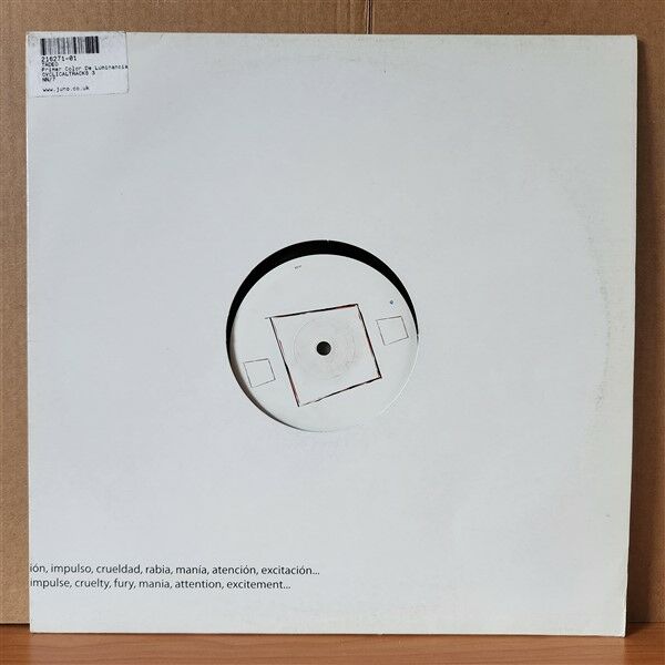 TADEO - PRIMER COLOR DE LUMINANCIA: ROJO (2006) - 12'' 45RPM MAXI SINGLE 2.EL PLAK