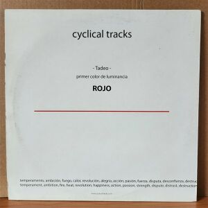 TADEO - PRIMER COLOR DE LUMINANCIA: ROJO (2006) - 12'' 45RPM MAXI SINGLE 2.EL PLAK