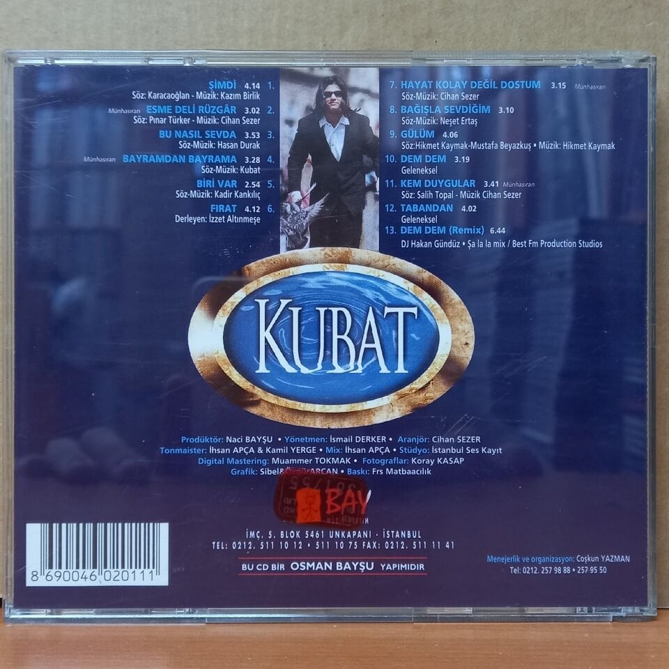 KUBAT - KUBAT (1996) - CD 2.EL