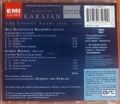 BALAKIREV - SYMPHONY 1 / ROUSSEL - SYMPHONY 4 / HERBERT VON KARAJAN (1998) DIGITALLY REMASTERED TO 20-BIT CD 2.EL