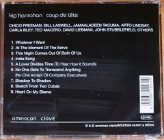 KIP HANRAHAN - COUP DE TETE (1987) - CD AMERICAN CLAVE 2.EL
