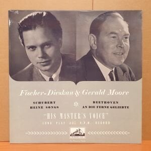 FISCHER-DIESKAU & GERALD MOORE / SCHUBERT: HEINE SONGS, BEETHOVEN: AN DIE FERNE GELIEBTE - LP 2.EL PLAK