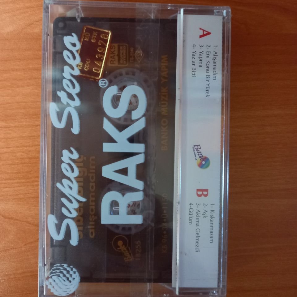 SİBEL BİLGİÇ - ALIŞAMADIM (1996) - KASET SIFIR