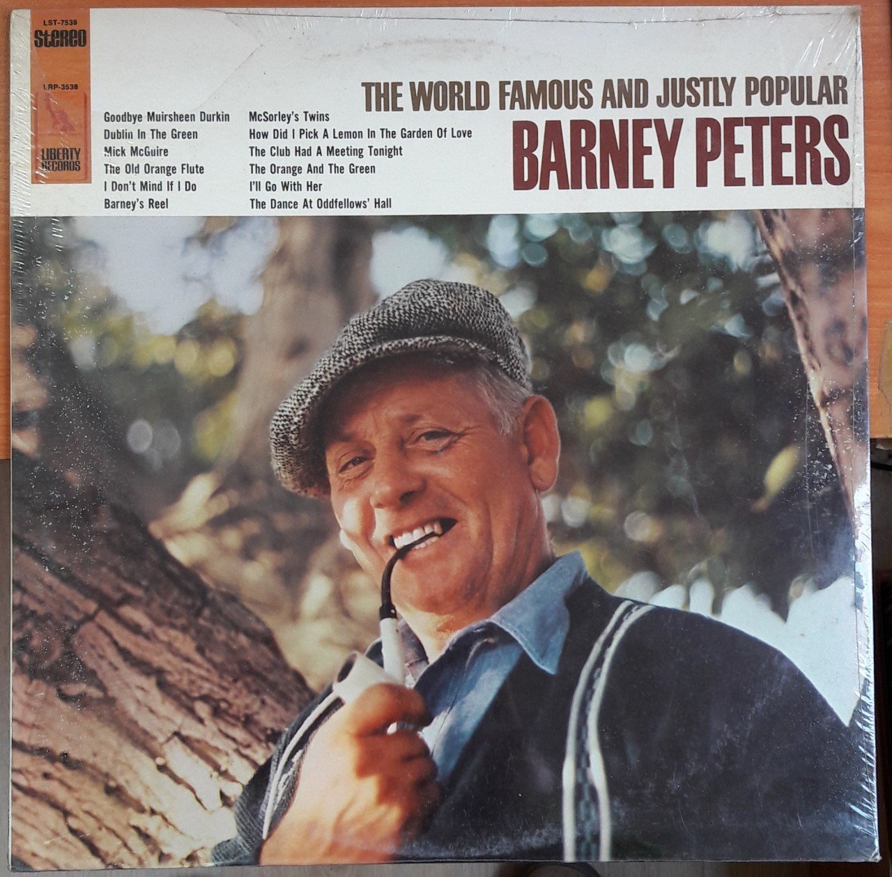 BARNEY PETERS - THE WORLD FAMOUS AND JUSTLY POPULAR - DÖNEM BASKISI PLAK SIFIR