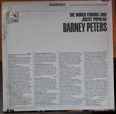 BARNEY PETERS - THE WORLD FAMOUS AND JUSTLY POPULAR - DÖNEM BASKISI PLAK SIFIR