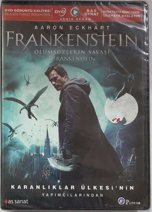 FRANKENSTEIN ÖLÜMSÜZLERİN SAVAŞI - AARON ECKHART - BAS OYNAT DVD SIFIR